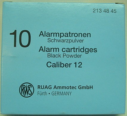 Alarmpatr. Kal.12 - Pappe, 44mm Hülse -a10