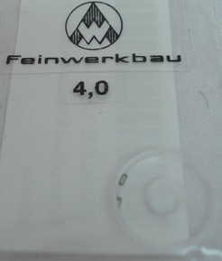 Ringkorn 4,0 mm - glasklar, klein