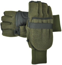 Handschuh ohne Fingerkuppel - mit Fäustel und Gummiband