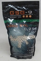 Bio-BB's GSG-9 Kal.6mm - 0,25g/weiß/4.000stk