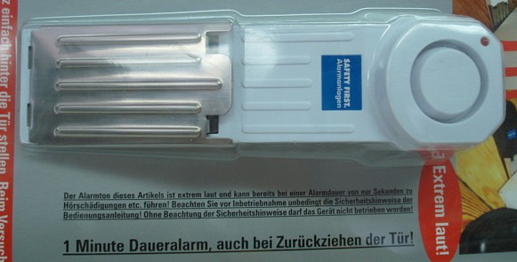 Türstopper Safety First - weiß