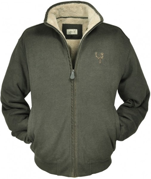 Jacke Hubertus Sweat m. Fleece - high-loft Fleece