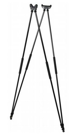 Zielstock 4-tlg - schwarz, Länge: 175 cm