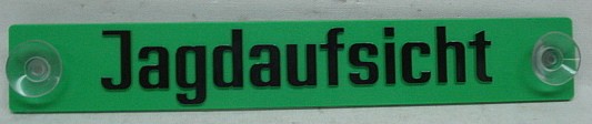 Hinweisschild Jagdaufsicht -