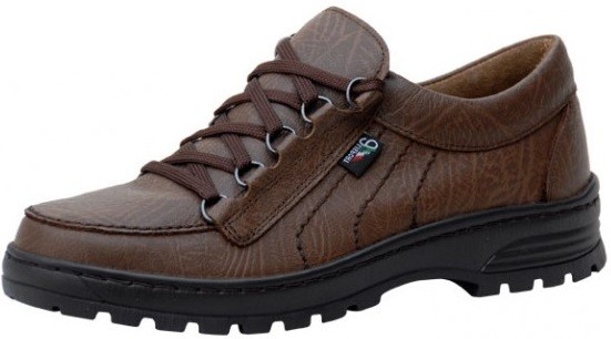 Halbschuh zum Schnüren - Lederfußbett
