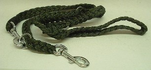 Mehrzweckleine 2 m Nylon - 25mm breit, grüner Gurt