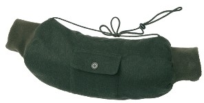 Muff aus Loden - Fleeceinnenfutter