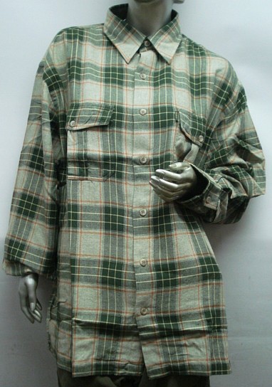 Hemd York Flanell 1/1-Arm - kariert, Gr. L